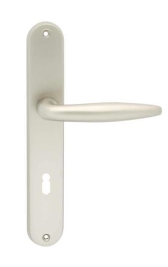 Kování interiérové ELEMENT klika/klika 72 mm klíč stříbrný elox F1 Kování interiérové ELEMENT klika/klika 72 mm klíč stříbrný elox F1 - Kliky, okenní a dveřní kování, panty Kování dveřní Kování dveřní mezip. hliník, bez PÚ